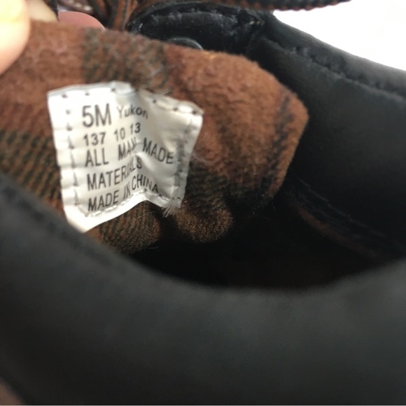 Carter's Baby Boy's Brown Faux Leather Chunky Platform Lace Up Ankle Boots - Picture 14 of 14